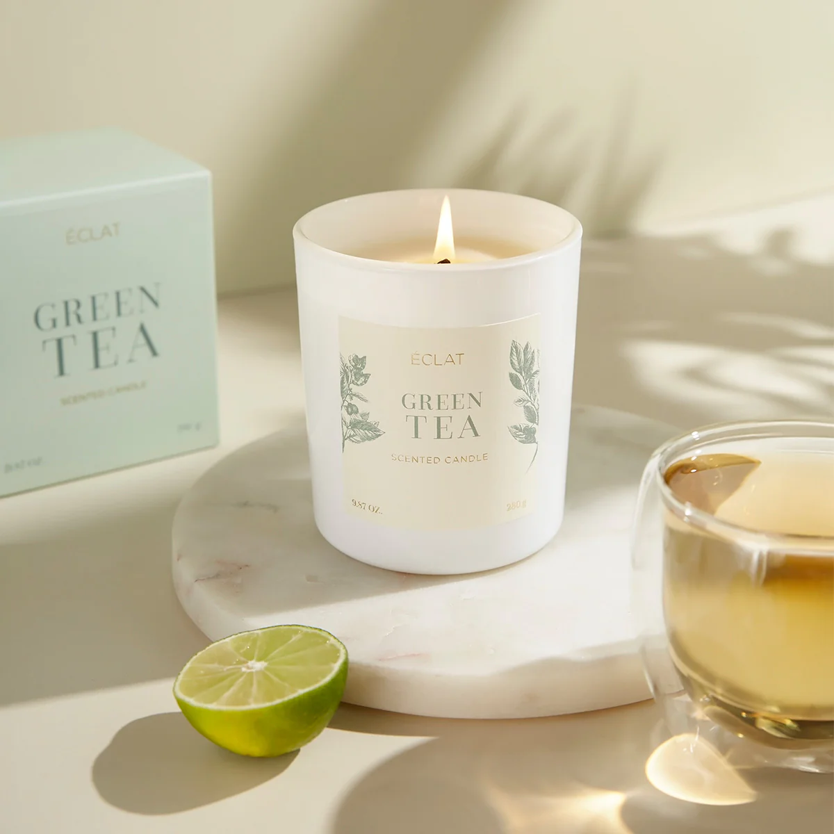 ÉCLAT Green Tea Duftkerze aus Sojawachs - Image 2