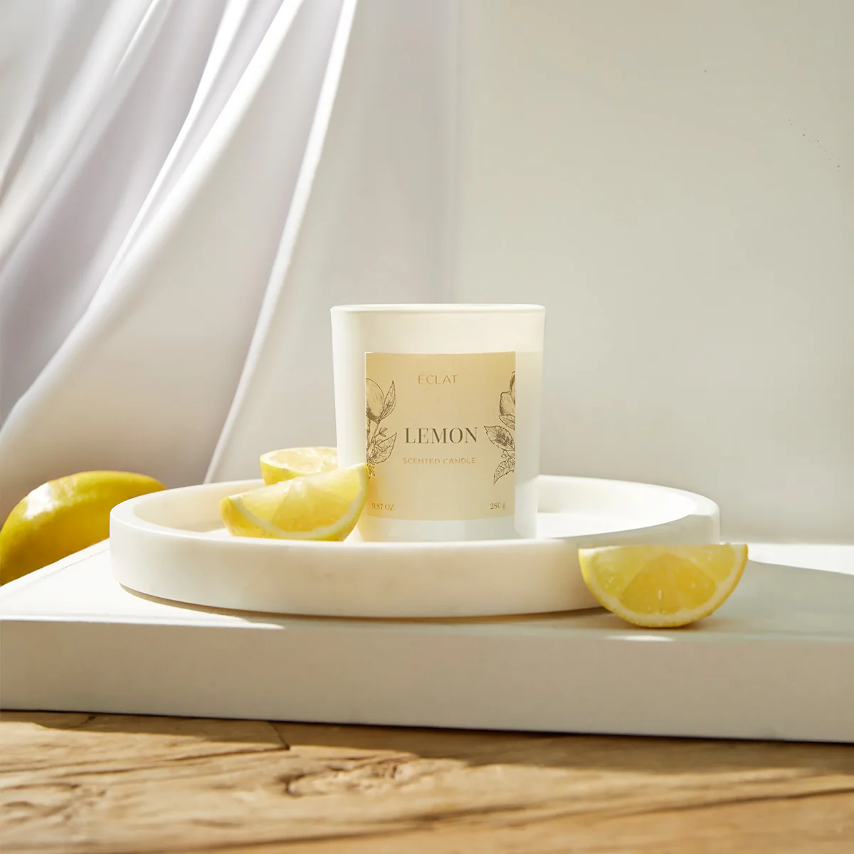 ÉCLAT Lemon Duftkerze aus Sojawachs - Image 2