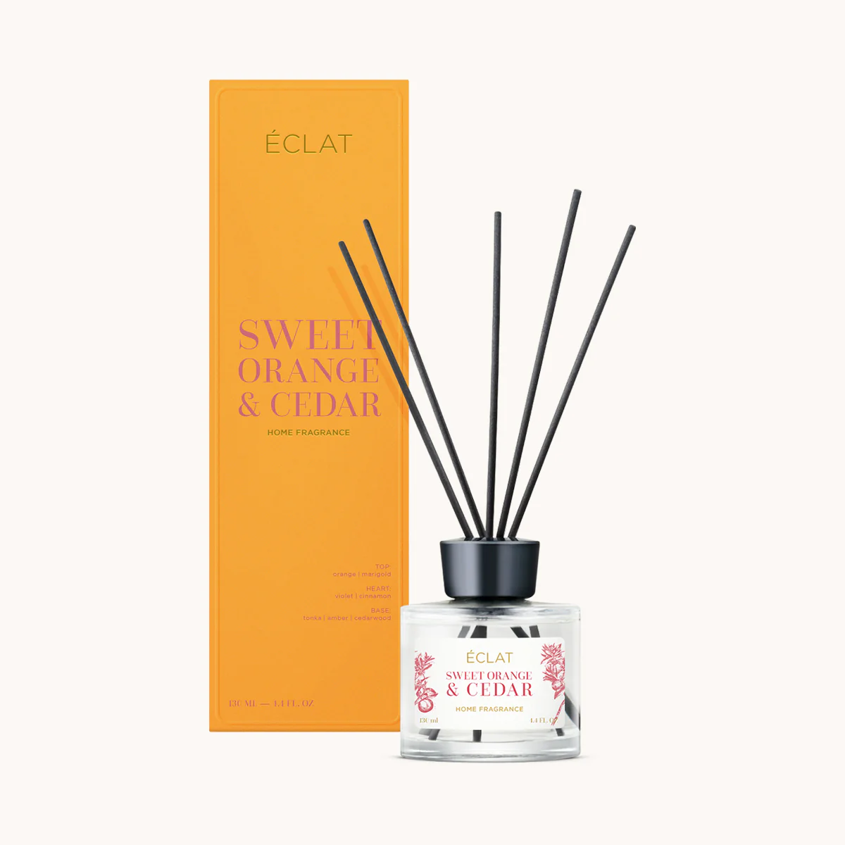 ÉCLAT Sweet Orange & Cedar Raumduft Duftstäbchen